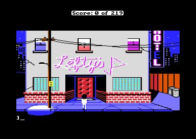 Leisure Suit Larry in the Land of the Lounge Lizards – C64 Port